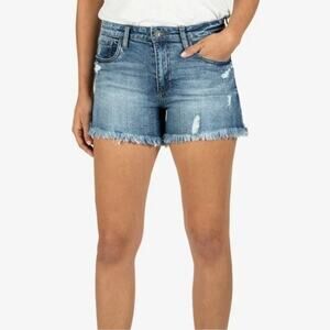Kut from the Kloth Women's 0 Instruction Wash Jane High Rise Jean Shorts H14-011
